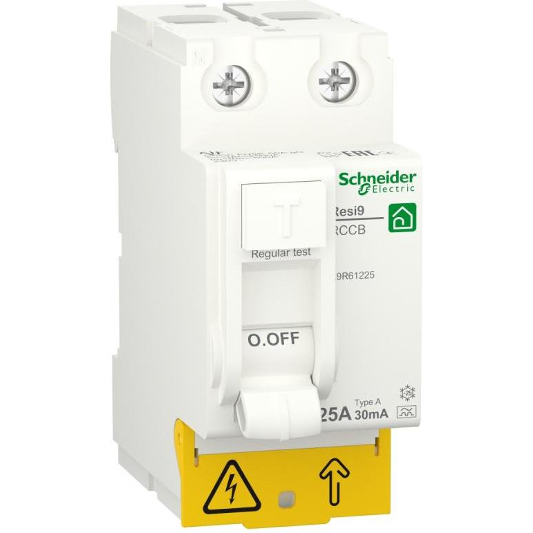 Schneider Electric УЗО Resi9 25A 30 мА 2P тип А (R9R61225) - зображення 1