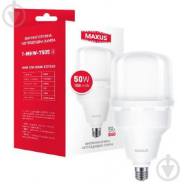   MAXUS LED HW 50W 5000K E27/E40 (1-MHW-7505)