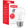 MAXUS LED G45 7W 3000K 220V E27 (1-LED-745) - зображення 1