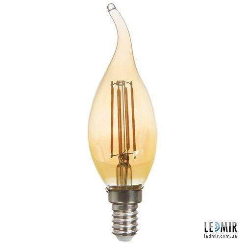 FERON LED Filament LB-159 CF37 E14 6W 2200K 230V золото (01520) - зображення 1