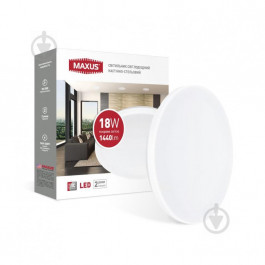   MAXUS Ceiling light 18W 4100К C круг (1-MCL-1841-01-C)