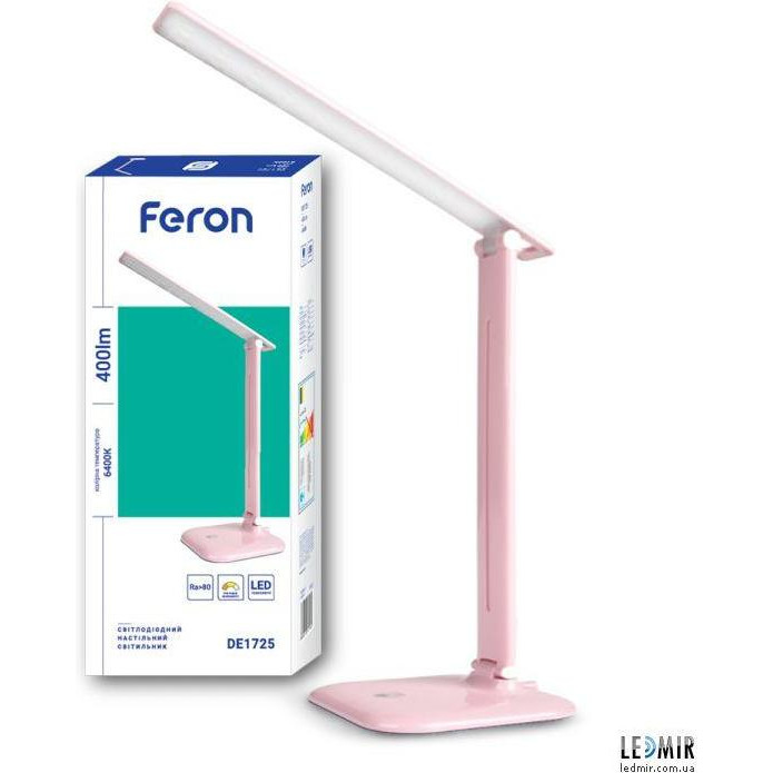 FERON LED DE1725 9W 6400K розовый (24231) - зображення 1