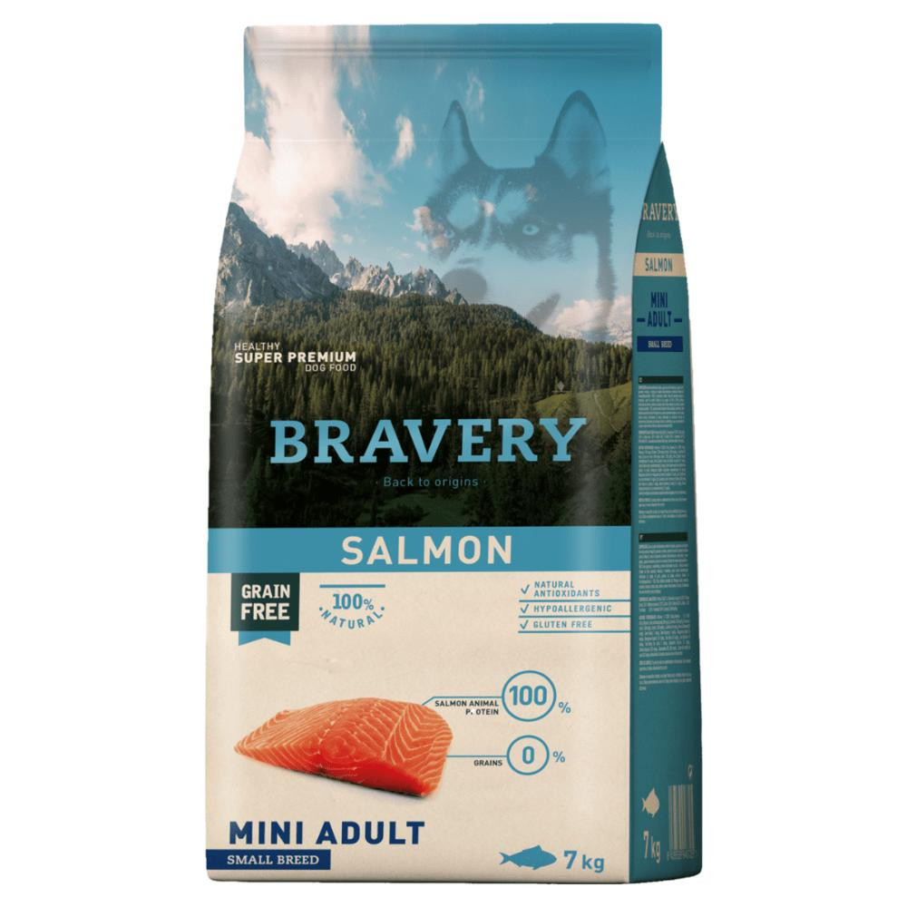 Bravery Mini Adult Salmon 7 кг - зображення 1