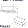 Minola HBI 5664 WH GLASS 1000 LED Line - зображення 9