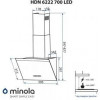 Minola HDN 6222 WH/INOX 700 LED - зображення 10