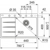 Franke Centro CNG 611-78 TL 114.0699.238 - зображення 2