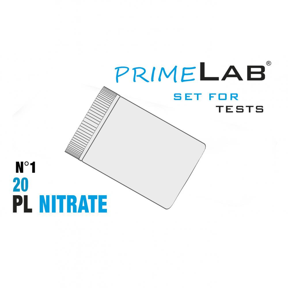  Порошок PL Nitrate 1 (Нітрати, 0.00-11.00 мг/л) 20гр./шт. (285 test) PrimerLab - зображення 1