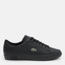   LACOSTE Чоловічі кеди низькі  Powercourt 741SMA0030-02H 44.5 (T10) 27.8 см Чорні (5012123867656)