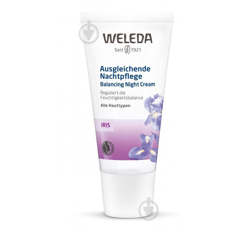 Weleda Увлажняющий ночной крем  Ирисовый 30 мл (4001638080262) - зображення 1