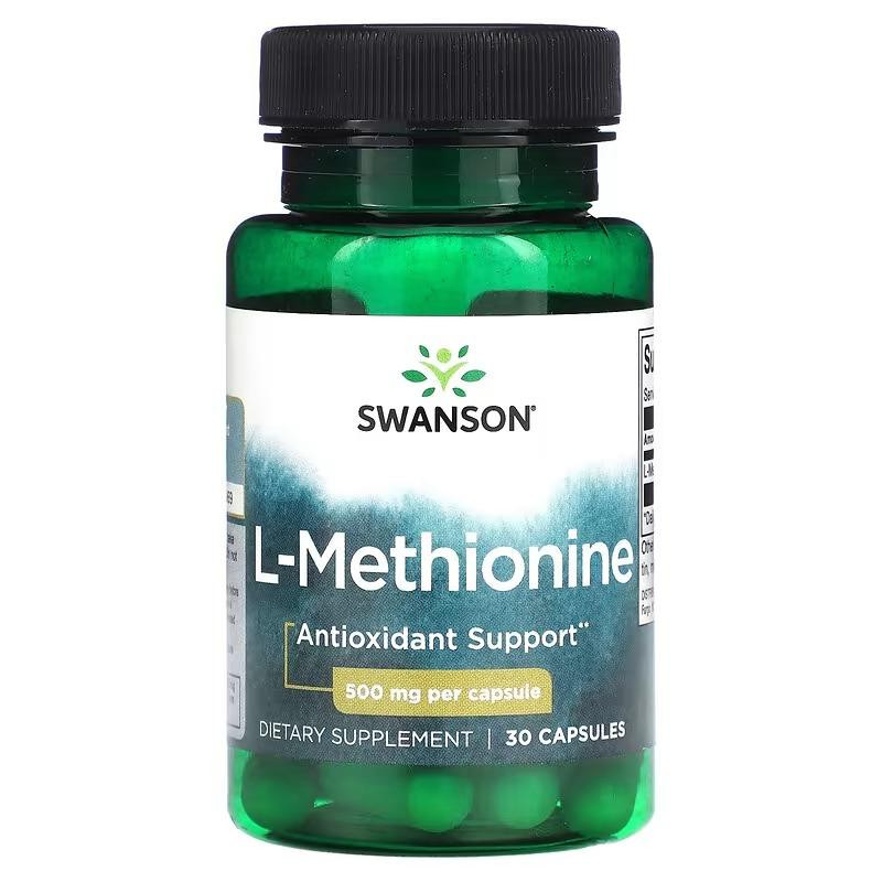 Swanson L-Methionine 500 mg 30 Caps - зображення 1