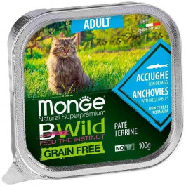   Monge BWild Grain Free Wet Anchovies Adult 100 г (8009470012874)