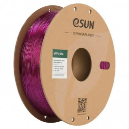   Esun eTPU-95A Filament (пластик) для 3D принтера eSUN 1кг, 1.75мм, прозорий фіолетовий (ETPU-95A175GZ1)