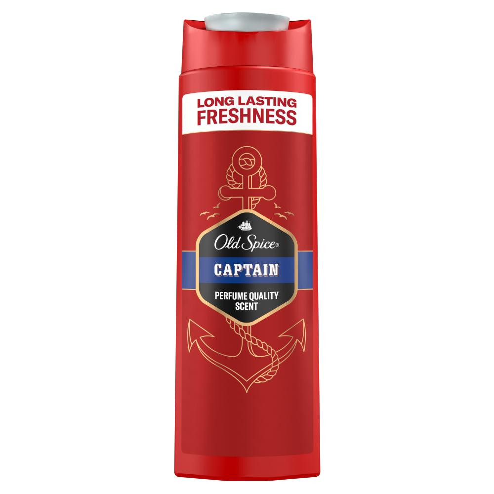 Old Spice Гель для душа и шампунь  2-в-1 Captain 400 мл (8001090965615) - зображення 1