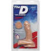 Doc Johnson 8 Inch Ultraskyn Super D Dildo in Vanilla, Телесный (SO1571) - зображення 2