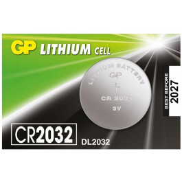   GP Batteries CR-2032 bat(3B) Lithium 1 шт (CR2032-U1)