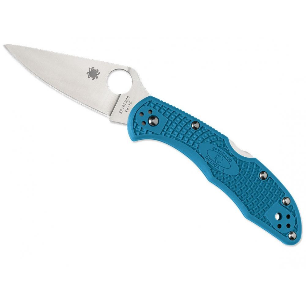 Spyderco Delica 4 Flat Ground Blue (C11FPBL) - зображення 1