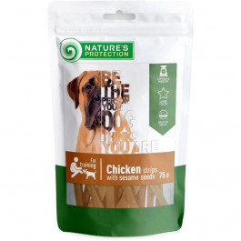   Nature's Protection snack for dogs chicken strips with sesame 75 г (SNK46102) (4771317461025)