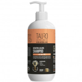   Tauro Pro Line Шампунь для тварин  Ultra Natural Care Keratin & Gloss 400 мл (TPL63606)