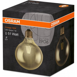   Osram LED Едісона Filament Globe E27 7W 2400K 230V (4058075809406)