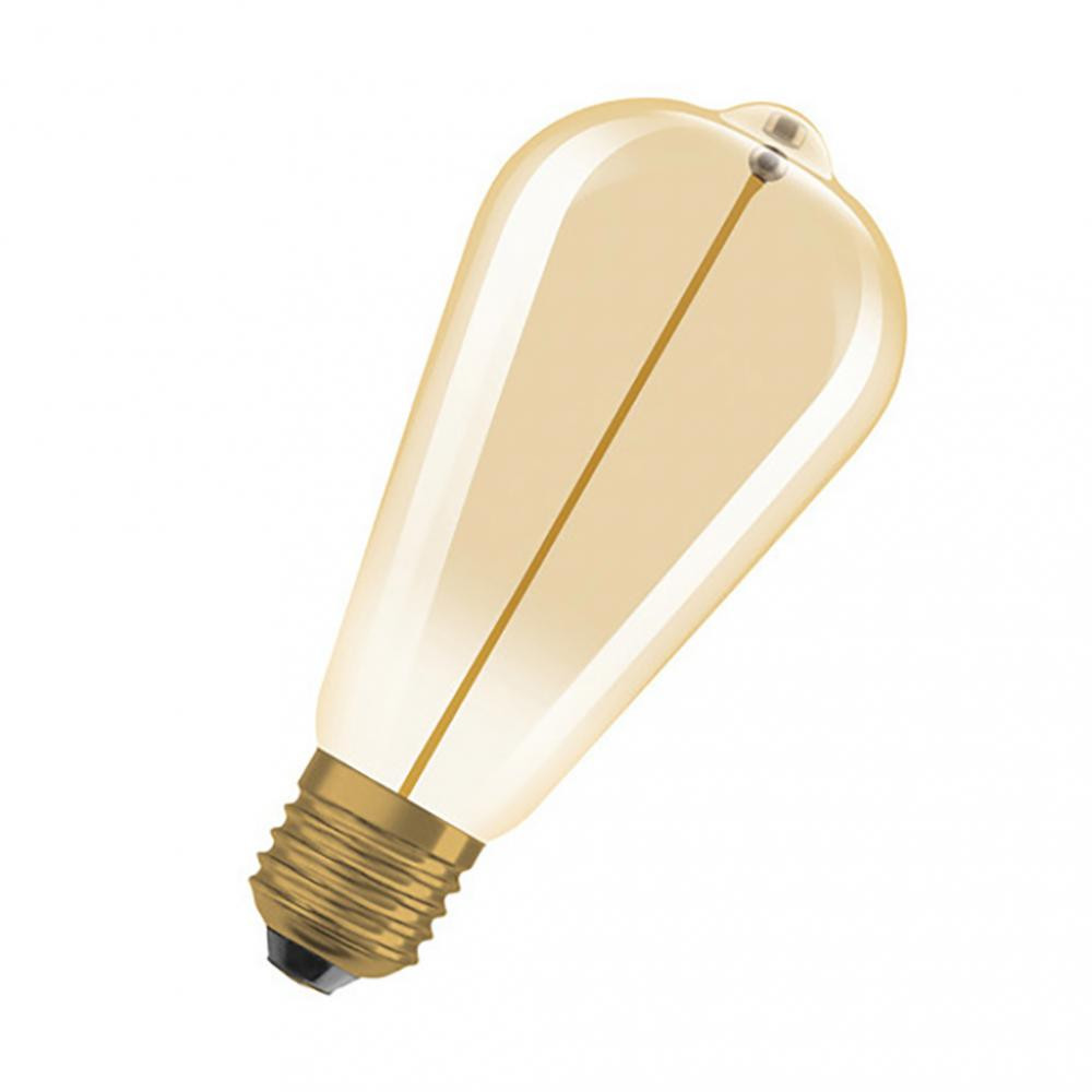 Osram LED Fil Vinatge 1906 Magnet Edisson 2.2W 80Lm 2700K E27 GOLD (4099854049873) - зображення 1