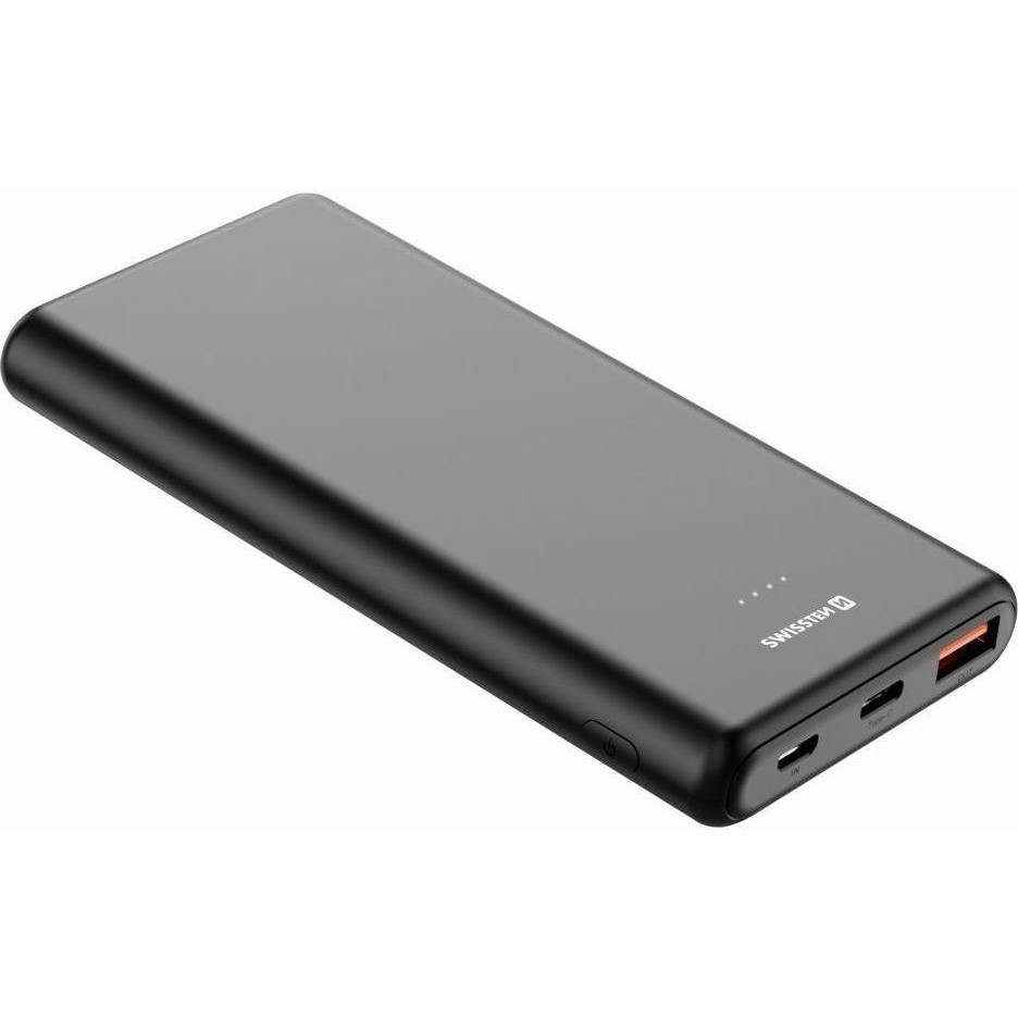 Swissten Power Line 10000 mAh 20W Power Delivery Black (22013912) - зображення 1