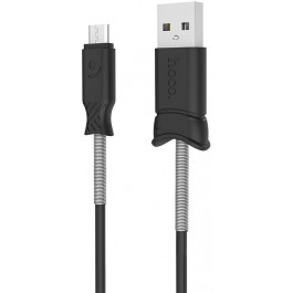   Hoco X24 Pisces Micro USB 1m Black (6957531077015)