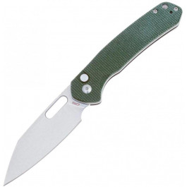   CJRB Pyrite Wharncliffe Micarta AR-RPM9 Steel Green (J1925A-MGN)