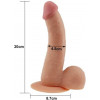 LoveToy The Ultra Soft Dude 8,8" Long телесный 22,4 см (6452LVTOY112) - зображення 4