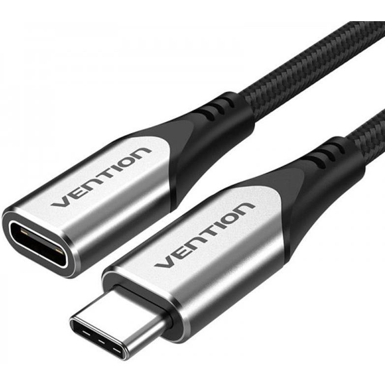 Vention USB Type-C to USB Type-C 0.5 m Grey (TABHD) - зображення 1