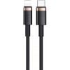 USAMS US-SJ484 U63 Type-C To Lightning 20W PD Fast Charging & Data Cable 1.2m Black (SJ484USB01) - зображення 1