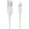 Belkin PVC USB to Lightning 0.15m White (CAA001BT0MWH) - зображення 2