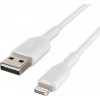 Belkin PVC USB to Lightning 0.15m White (CAA001BT0MWH) - зображення 3