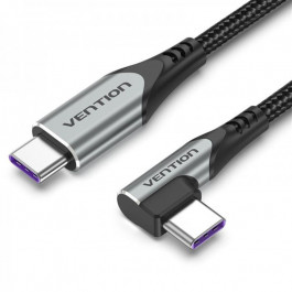   Vention USB2.0 C Male to C Male Right Angle Cable 5A 2м Gray (TAKHH)