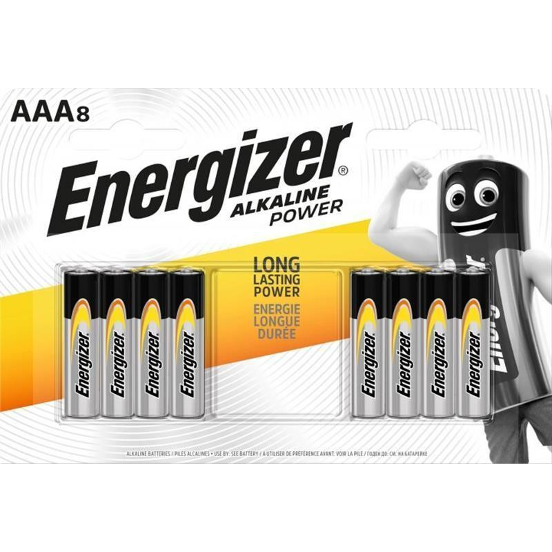 Energizer AAA bat Alkaline 8шт Alkaline Power (E300127805) - зображення 1