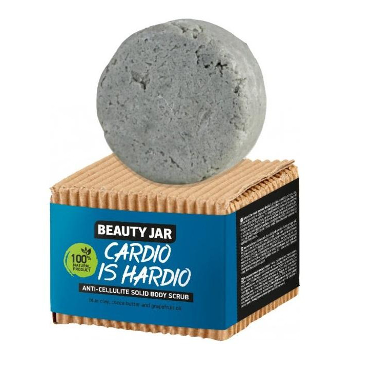 Beauty Jar Твердый антицеллюлитный скраб для тела  Cardio Is Hardio 100 г (4751030832005) - зображення 1