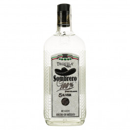   Sombrero Negro Текіла  Silver 100% Agave, 38%, 0,7 л (7501054836483)