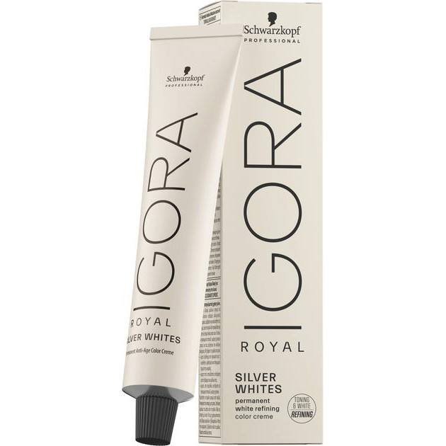 Schwarzkopf Фарба для волосся  Igora Royal Absolutes Silver Whites Silver 60 мл (4045787955811) - зображення 1