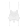 Obsessive 810COR2 corset & thong white S/M (SO7158) - зображення 6