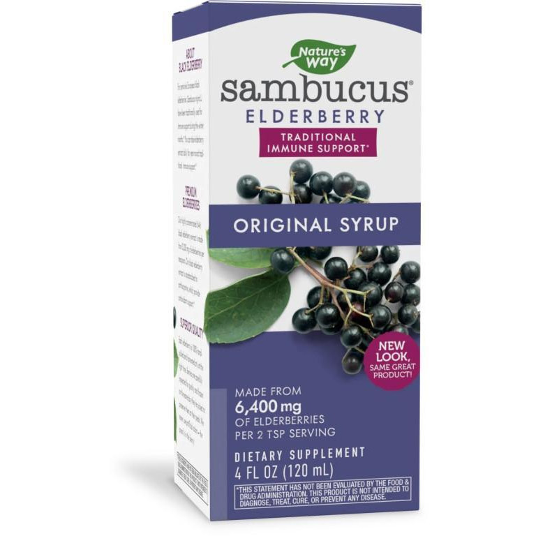 Nature's Way Sambucus Elderberry Original Syrup 120 ml - зображення 1