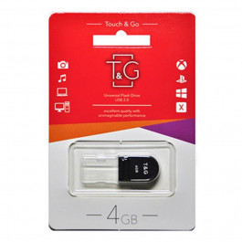   T&G 4 GB Shorty Series USB 2.0 Black (TG010-4GB)