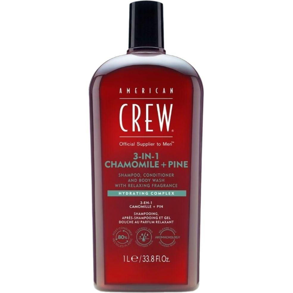 American Crew Шампунь  Relaxing Shampoo, Conditioner and Body wash 1000мл - зображення 1