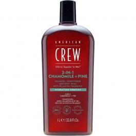   American Crew Шампунь  Relaxing Shampoo, Conditioner and Body wash 1000мл