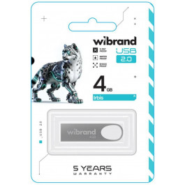   Wibrand 4 GB Irbis Silver USB 2.0 (WI2.0/IR4U3S)