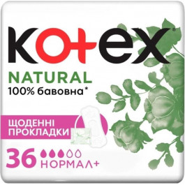   Kotex Щоденні прокладки  Natural Normal+ 36 шт. (5029053548975)