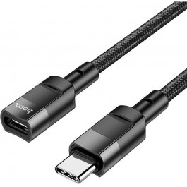   Hoco U107 USB Type-C to USB Type-C 1.2m Black (6931474789990)