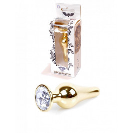   BOSS Plug-Jewellery Gold Butt PLUG-Clear (BS6400066)