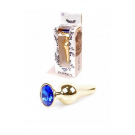   BOSS Plug-Jewellery Gold Butt PLUG-Dark Blue (BS6400068)