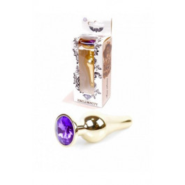   BOSS Plug-Jewellery Gold Butt PLUG-Purple (BS6400070)