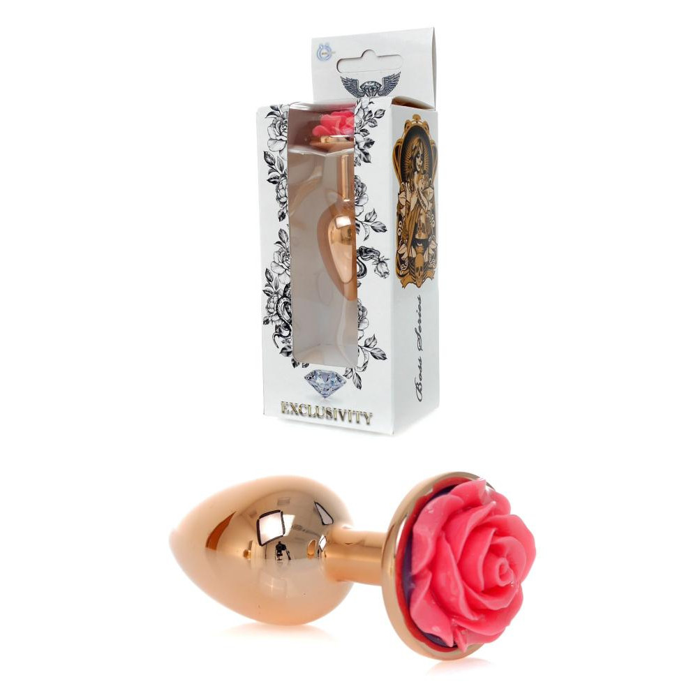 BOSS plug-jewellery red gold plug rose- pink (BS6400127) - зображення 1