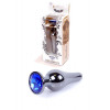 BOSS plug-jewellery dark silver butt plug- dark blue (BS6400059) - зображення 1